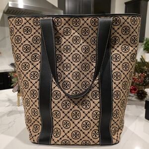 Tory Burch Monogram Oversized Tote Bag